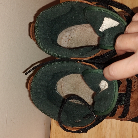 Bass Duck Shoes Size 6 Rain Boots Snow Hunter Green Lace Up - Picture 8 of 9